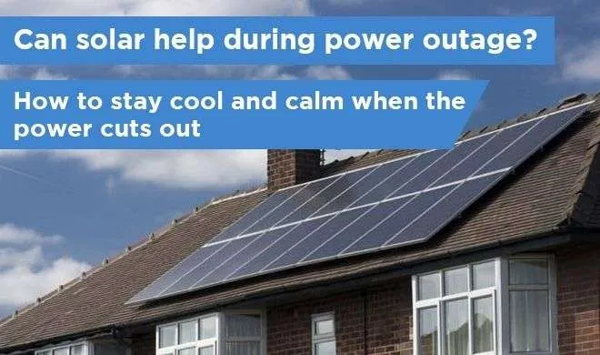 Can Solar Help During a Power Outage