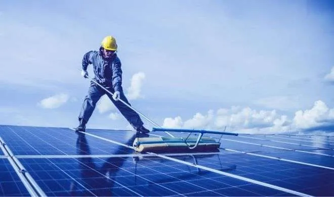 Solar panel system cleaning and maintenance